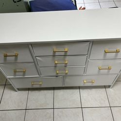 New White Drawer/ Cabinet For Bedroom 
