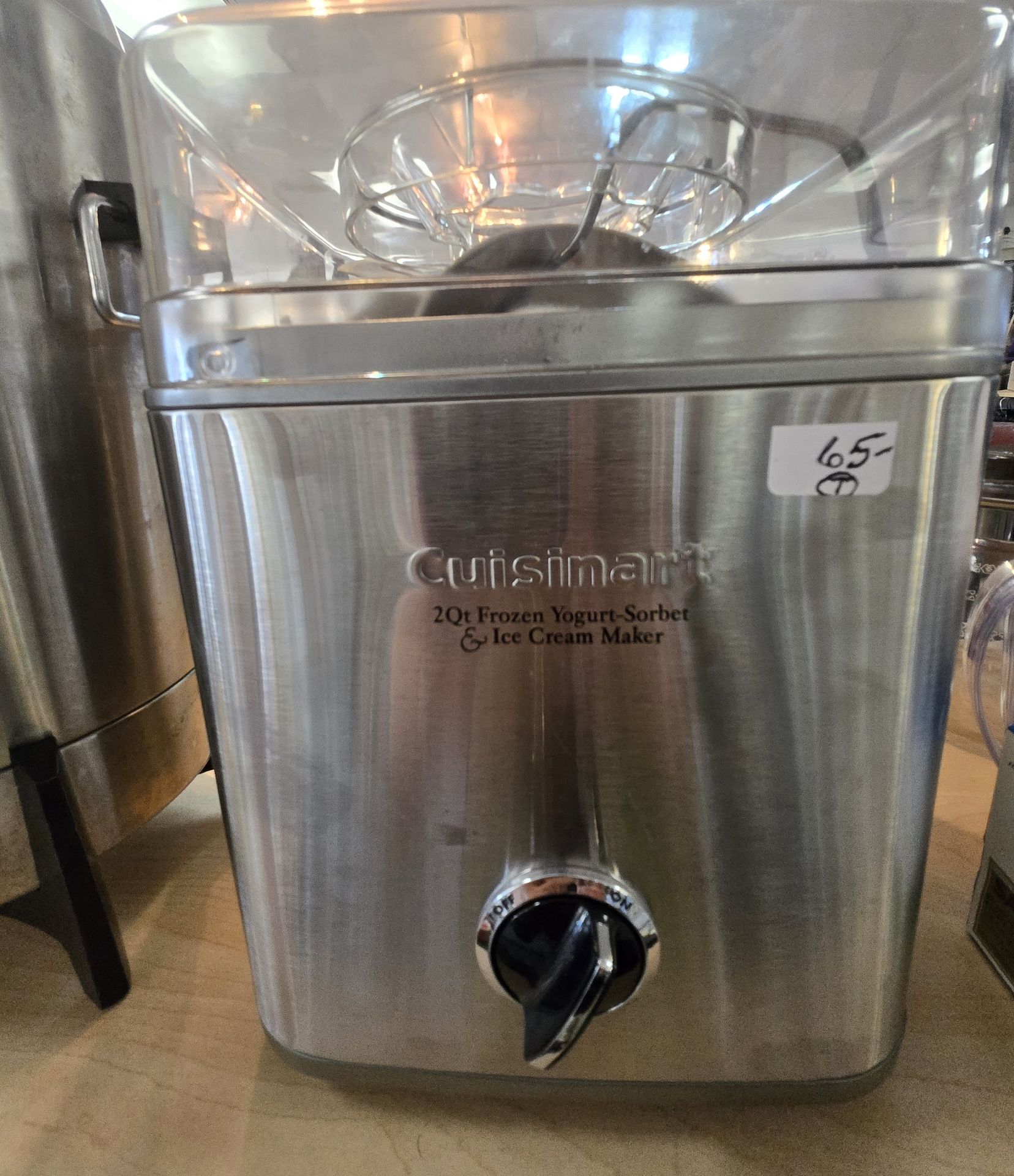 Cuisinart 2Qt Frozen Yogurt/Ice Cream Maker. PLEASE READ DESCRIPTION