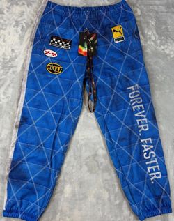 AŞAPROCKY x PUMA Quilted Sweatpants in Clyde Royal blue' Men's size LARGE