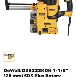 Dewalt Rotary Hammer Kit With Dust Collector 