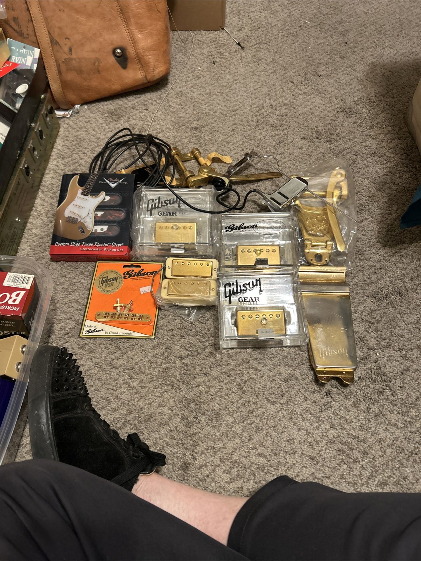 Gibson And Miscellaneous Parts Pick UPS Etc.   Closed Repair Shop  .. I’m Retiring