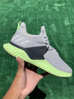 ADIDAS ALPHABOUNCE BEYOND “GREY / HI-RES YELLOW” (Sizes 9.5 and 11, Men’s Available)