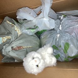 Free: Mixture Of Items Girls Clothes 0-2t Few Pieces Small Teenage Girl Clothes,women Shoes Size 9.5, Children Books Stuffed Animal