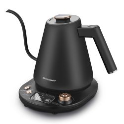 Elite Gourmet EKT3001 1L Digital Water Kettle, 304 Stainless Steel Interior, Programmed Temperatures, Keep Warm Function, Cordless, 360° Base, Auto Of