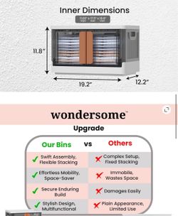 Wondersome 32L COLLPASIBLE STORAGE BIN