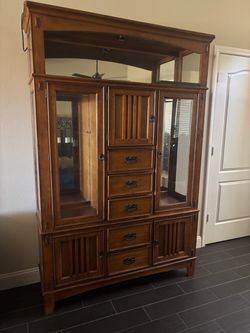 Mission Style Hutch $75