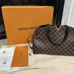 LOUIS VUITTON Kensington Bowling Damier 2WAY handbag shoulder bag