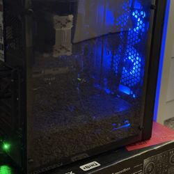 FULL GAMING PC SET UP – Includes 27” Curved Monitor, RGB Keyboard + Mouse