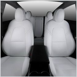 White Brand newTesla Model Y Seat Covers 2020 - 2024