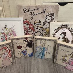 Disney Princess Canvas Picture  Collection - $25