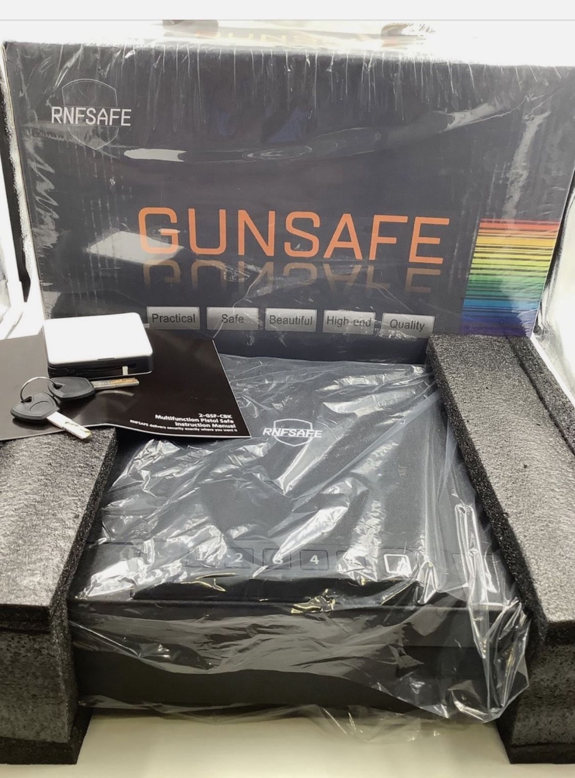 Brand New Sealed Gun Safe Pistol Safe Money Safe Box 