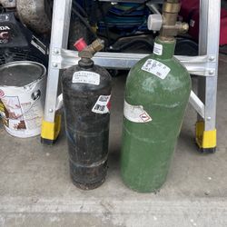 Oxygen and Acetylene.