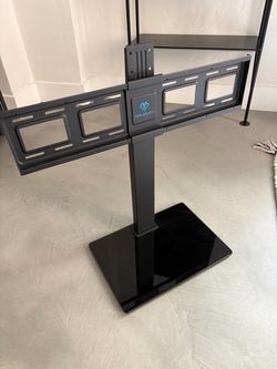 PERLESMITH Swivel TV Stand with Mount for 37-78" TVs