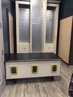 70s-80s church Desk Repainted