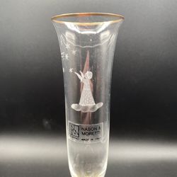 VTG Nason & Moretti Flute 2000 - Limited Edition Gold rim Murano Glass Italy NEW