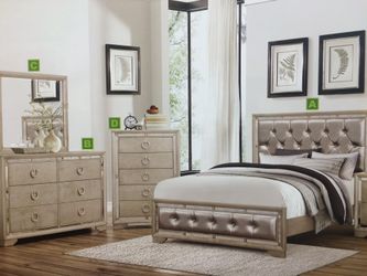 Queen bedroom set 4 piece
