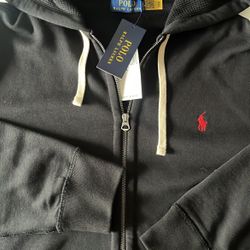 Polo Ralph Lauren Fleece Full Zip Hoodie Size L