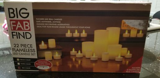 Flameless led candle set