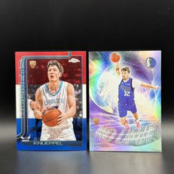 2025-26 Topps Cooper Flagg Rainbow Foil + Chrome Kon Knueppel Red White Blue