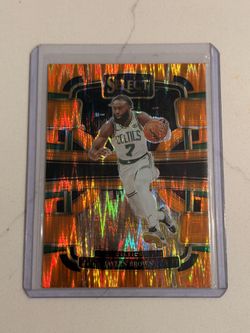 Select Jaylen Brown No. 32 Orange PRIZM