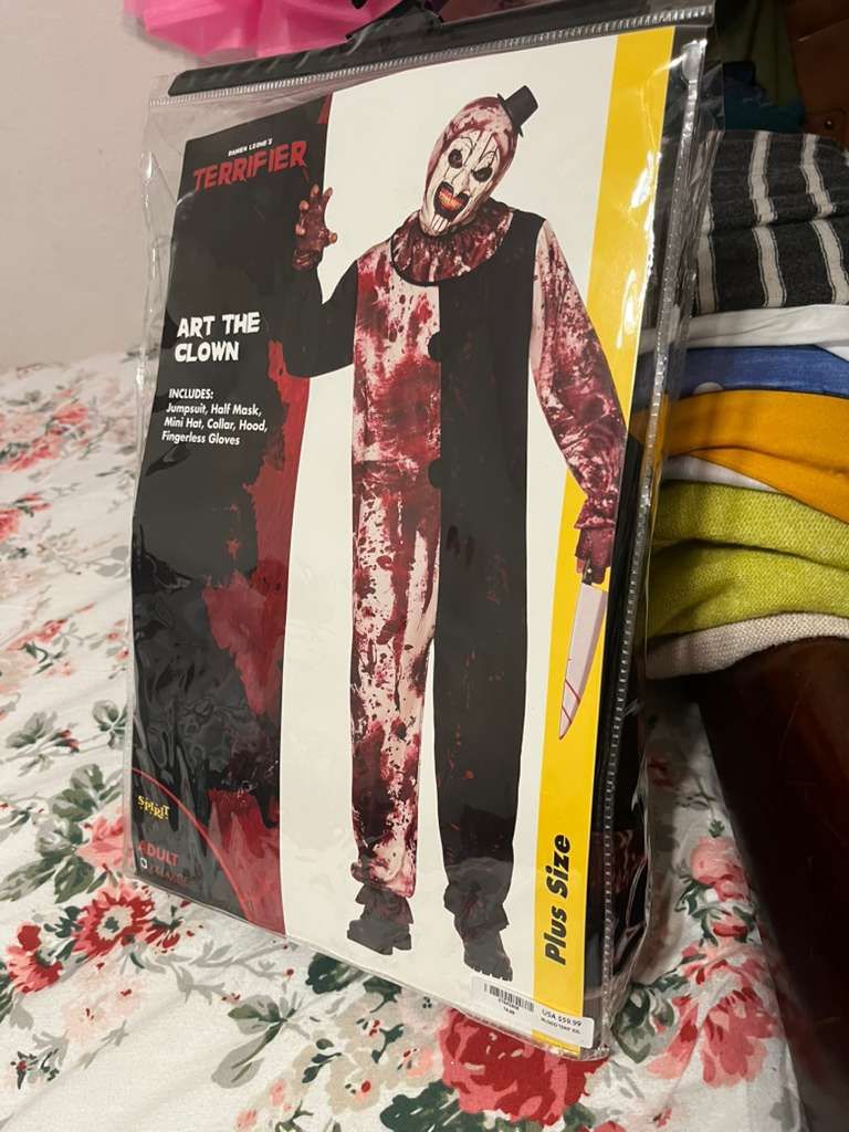 Art The Clown Halloween Suit XXL