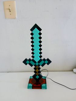 Amazing Minecraft Diamond Sword 14 Inch Desk LED Night Light.
Only 10 dollars. 
Incredible deal