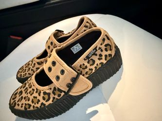 Vans Leopard Print Mary Jane Shoes