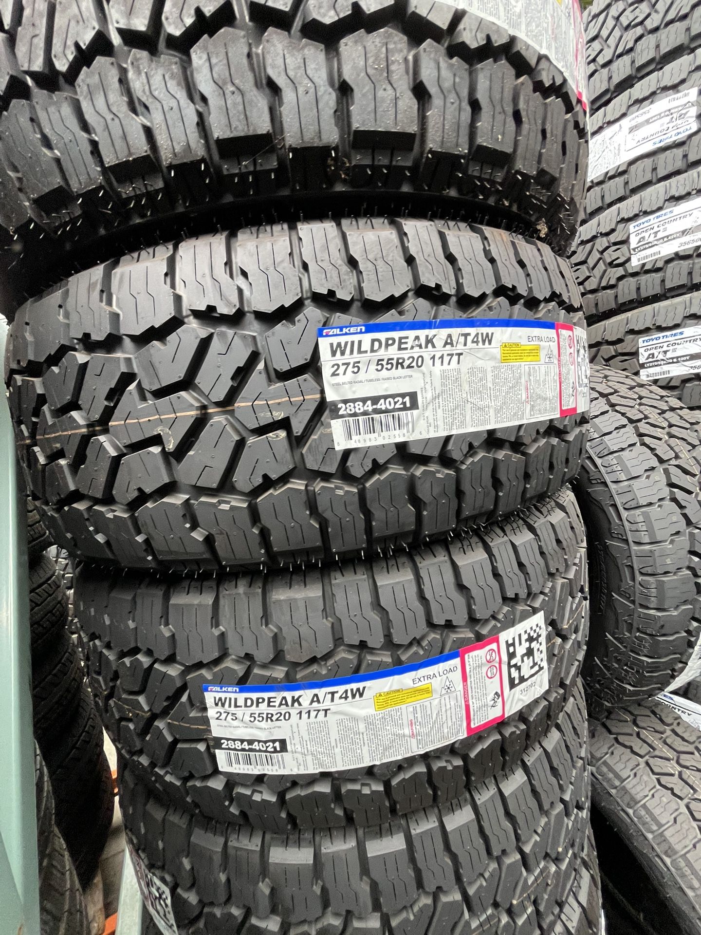 FALKEN WILDPEAK A/T4W 275/55R20 TIRES!!!!