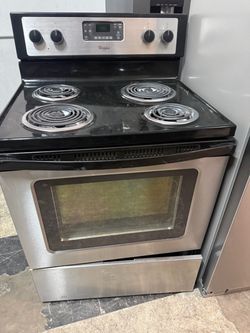 Whirlpool Electric Coil Range Stainless Steel