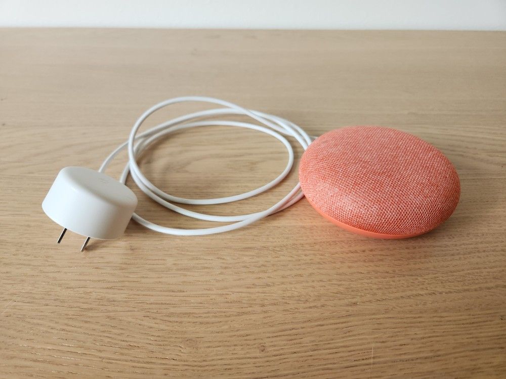 Google Home Mini, Coral Pink