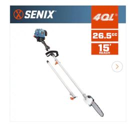NEW IN BOX Shop Senix 26.5 cc Gas 4 Cycle Attachment Capable Pole Saw with a Reach of up to 15 ft.