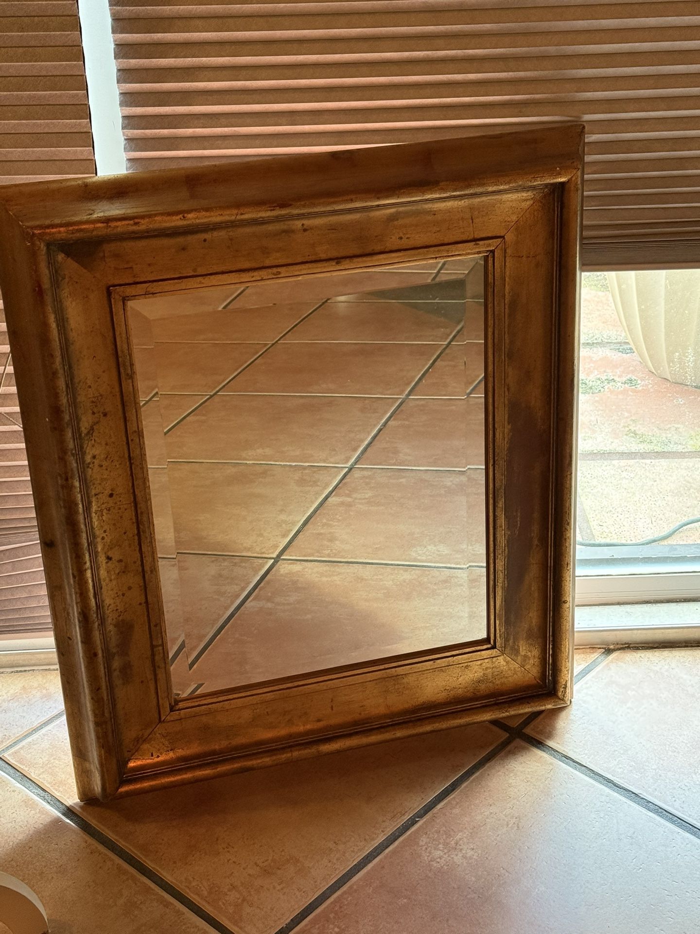 Aesthetic Antique Gold Mirror