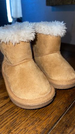Toddler Faux Suede Fur-Lined Winter Boots