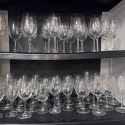 Authentic Collection of California Wineries Wine Glasses