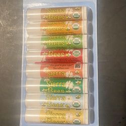 8 Sierra Bees Organic Lip Balms