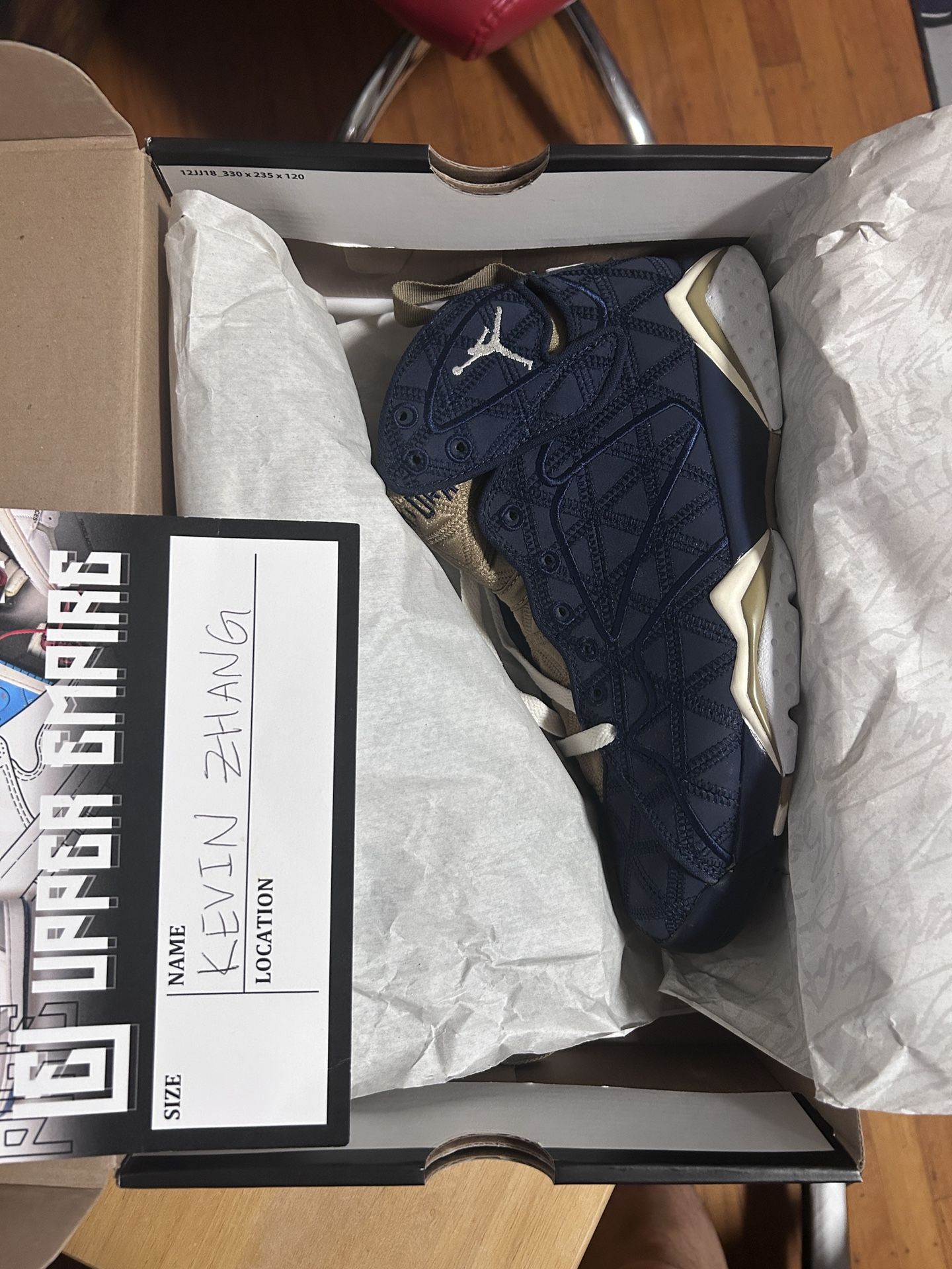 Jordan 7 Retro J2K Obsidian size 8M/9.5W RARE SIZE! ($150 off any website of any size BRAND NEW)