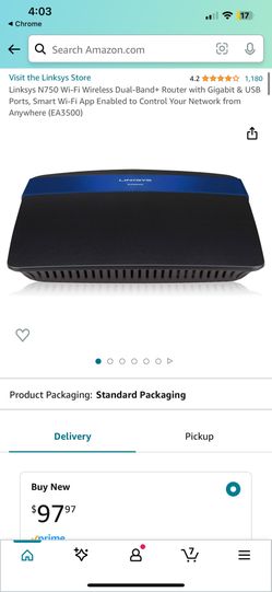 Internet Router Linksys N750/EA3500