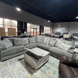 Living room set-sectional;-sofa loveseat set same day delivery