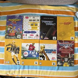 Nintendo 64 Manual Lot