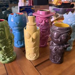 Rick And Morty Tiki Glasses