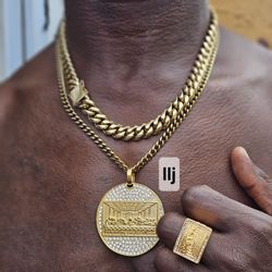 I Deliver I Ship 14k Gold Plated Chain Set