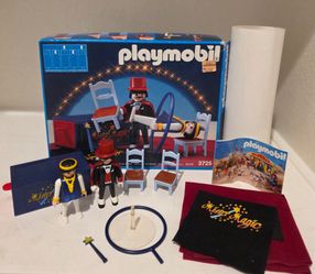 Vintage Playmobil #3725 Mister Magic Magician 100% Complete