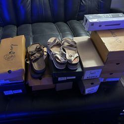 Lot Of Brand New Shoes And Sandals 