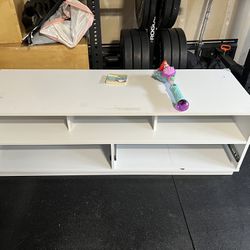 White TV Stand Up To 65 Inch TV