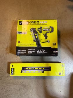 Ryobi ONE+ HP 18V Brushless Cordless AirStrike 21° Framing Nailer & ExtensionMag.(Tool Only)