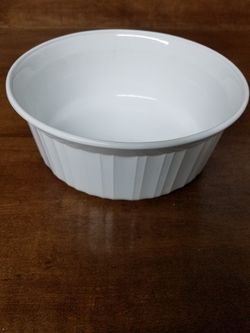 Vintage French White Round Corningware