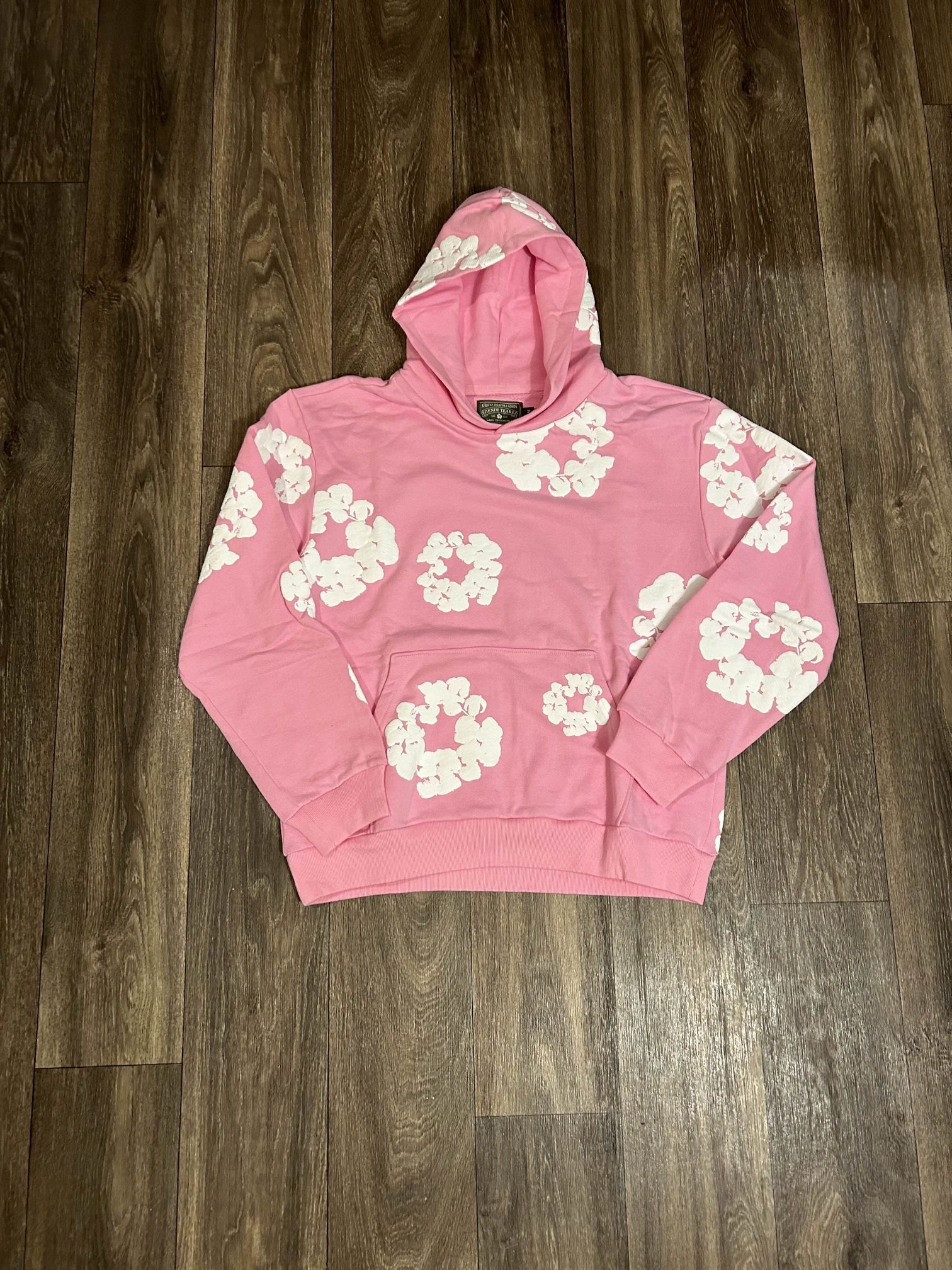 Denim Tear Pink Hodiie 