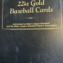 Danbury Mint 22. It Gold Baseball Cards 