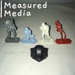 4 Miscellaneous Star Wars Stand Up Figure From Various Board Games Lucasfilm LTD