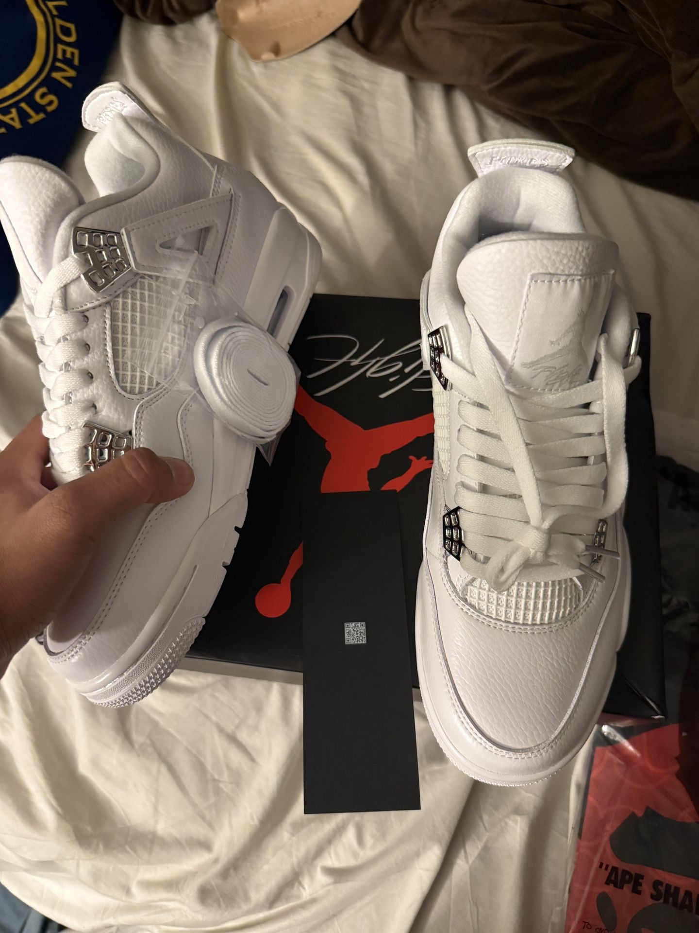 Jordan 4 Pure Moneys 